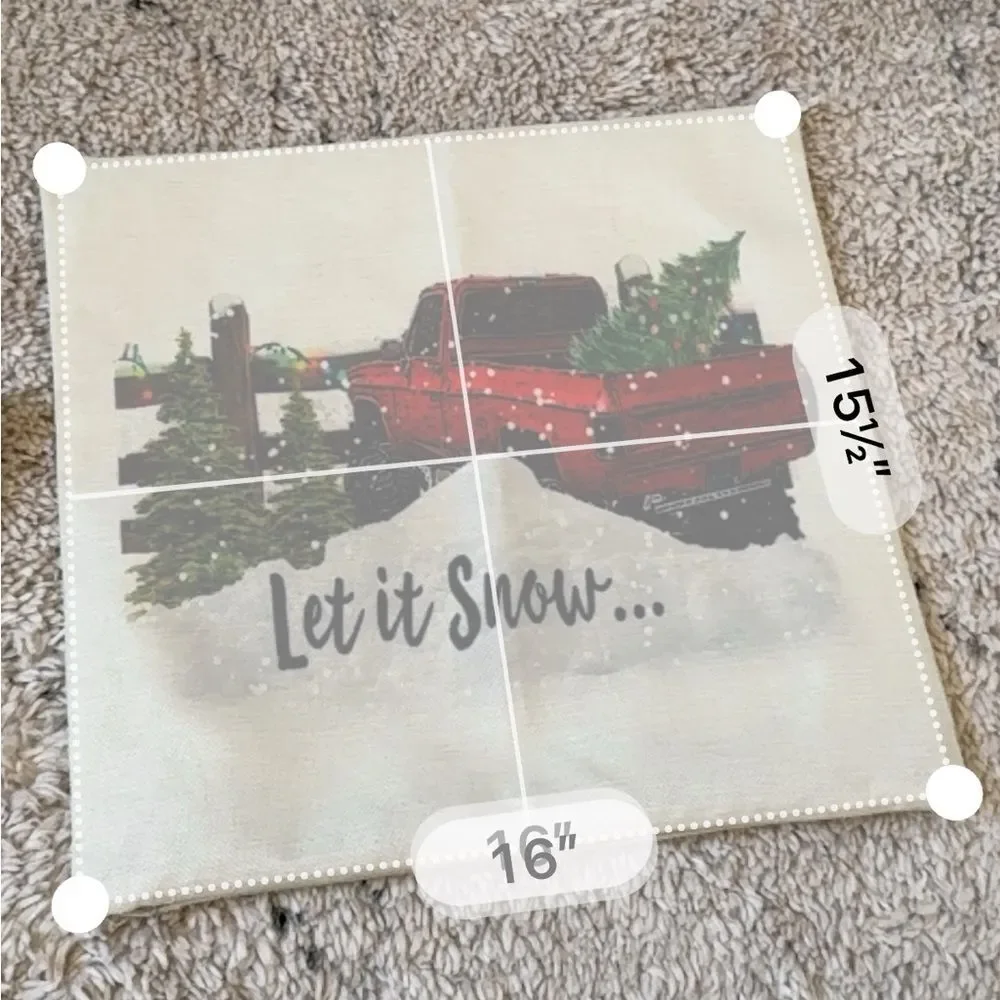 Christmas Pillow Covers Set NWOT